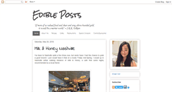 Desktop Screenshot of edibleposts.com