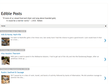 Tablet Screenshot of edibleposts.com